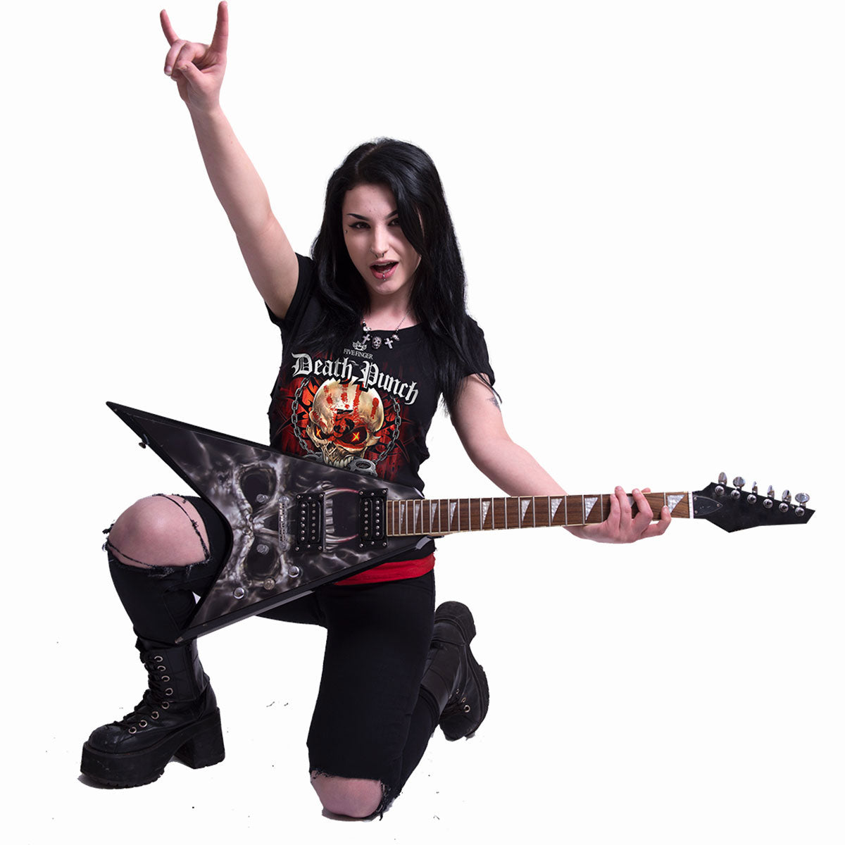 Een foto van een Five Finger Death Punch T-Shirt