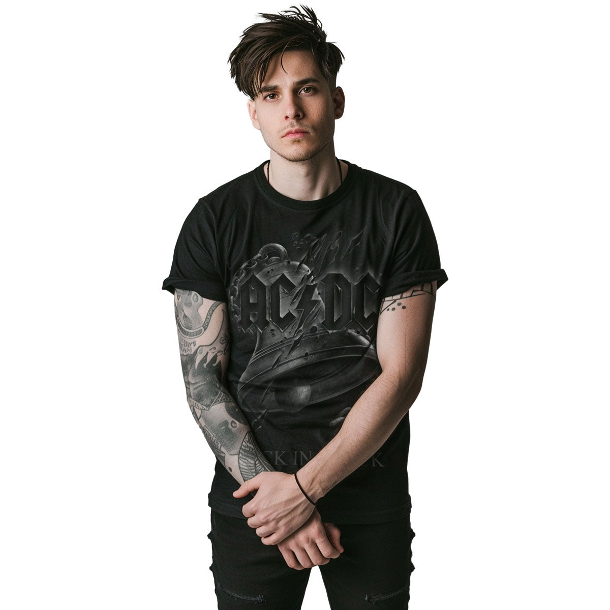 Een foto van een AC/DC T-Shirt