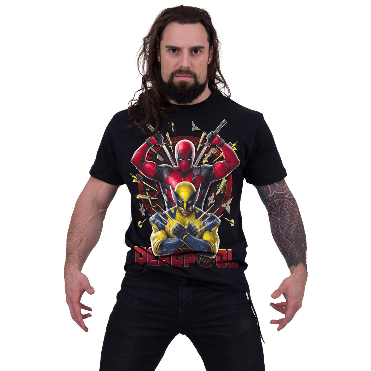 Een foto van een Marvel Comics T-Shirt