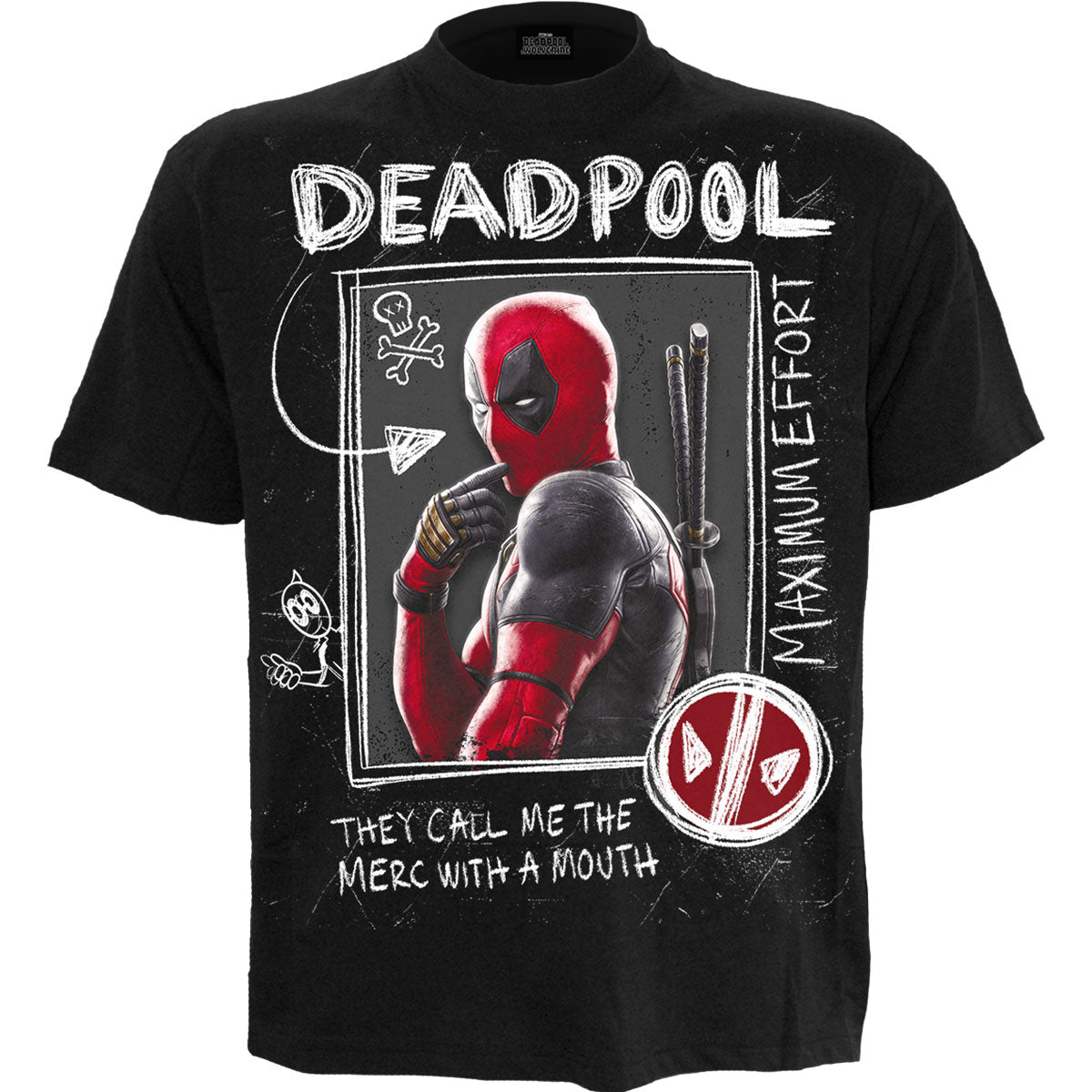Een foto van een Marvel Comics T-Shirt