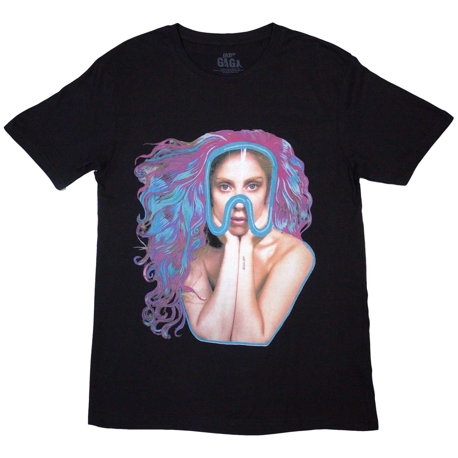Een foto van een Lady Gaga T-Shirt