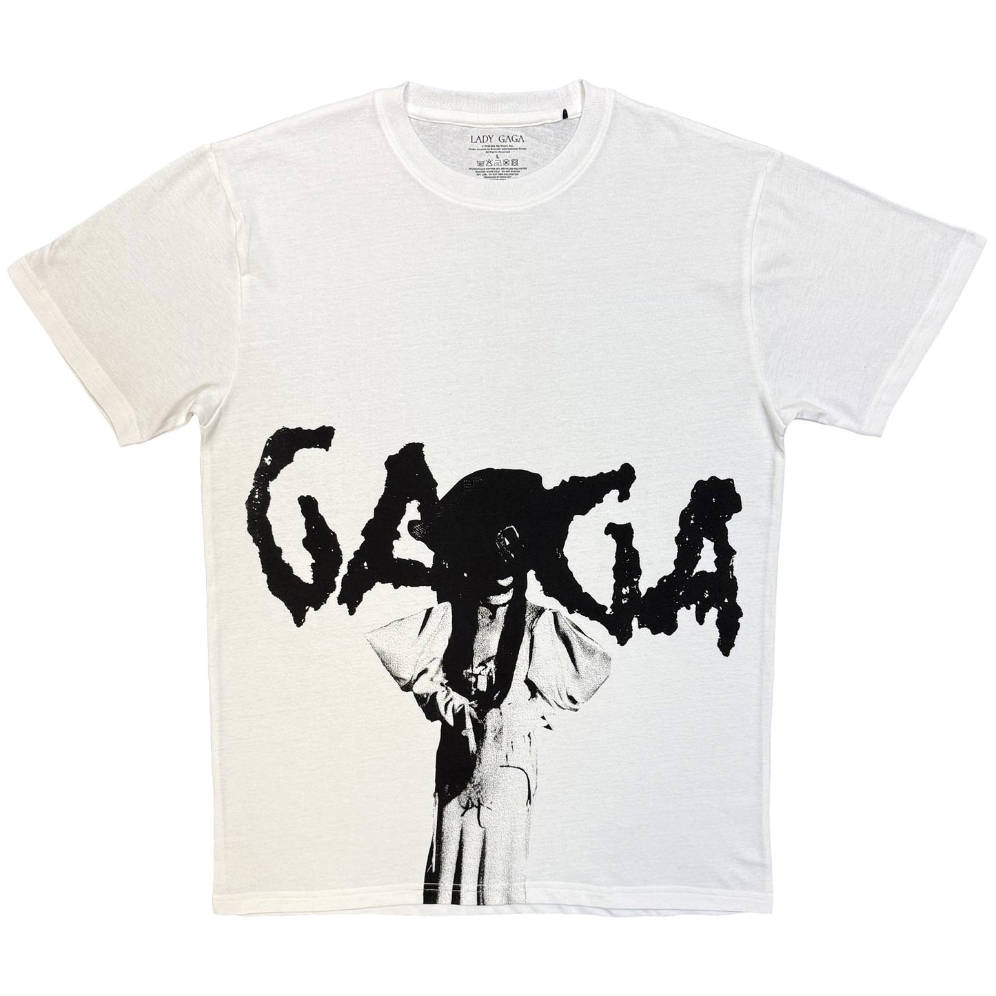 Een foto van een Lady Gaga T-Shirt