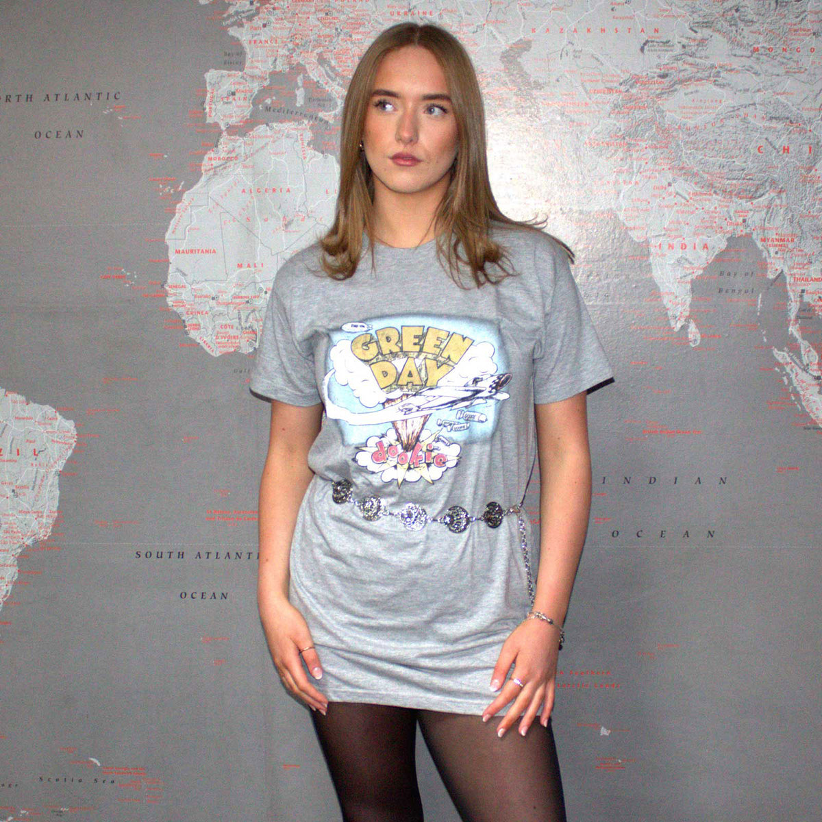 Een foto van een Green Day T-Shirt Jurk