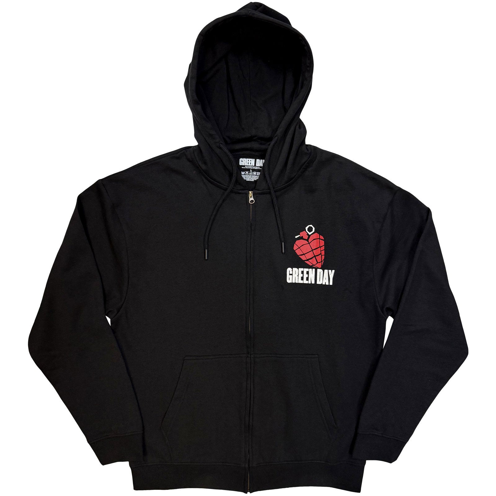 Een foto van een Green Day Rits Hoodie