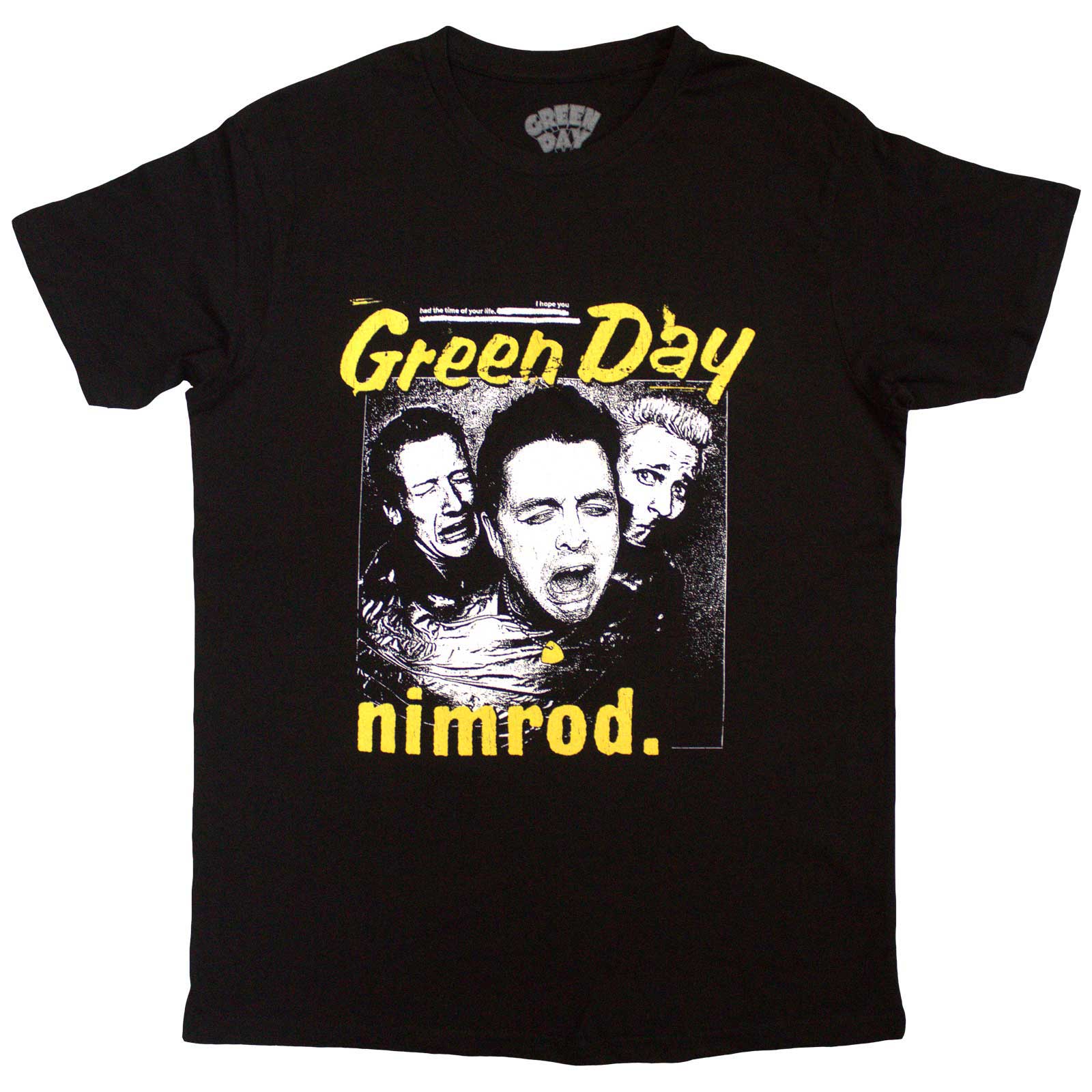 Een foto van een Green Day T-Shirt