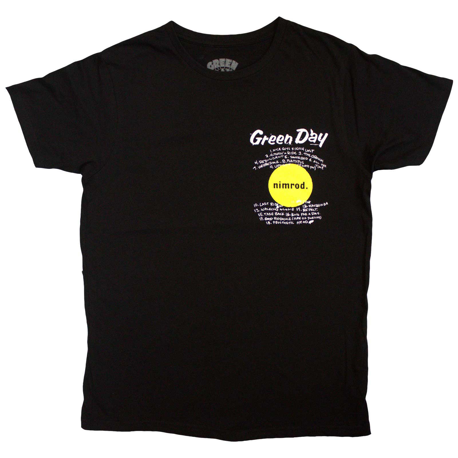 Een foto van een Green Day T-Shirt