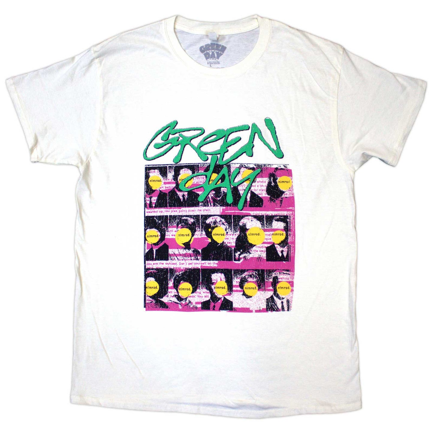 Een foto van een Green Day T-Shirt