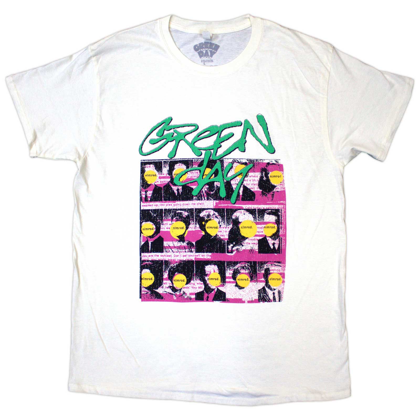 Een foto van een Green Day T-Shirt