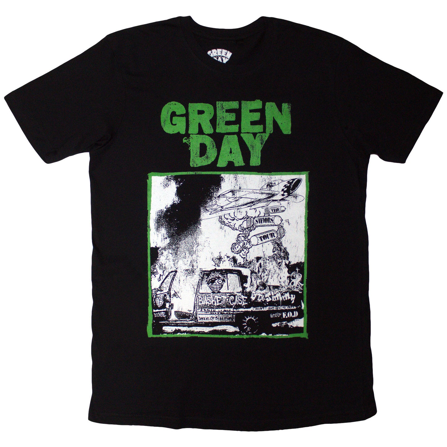 Een foto van een Green Day T-Shirt