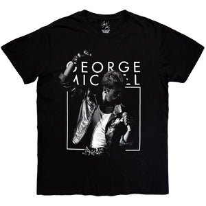 Een foto van een George Michael T-Shirt