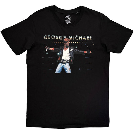 Een foto van een George Michael T-Shirt