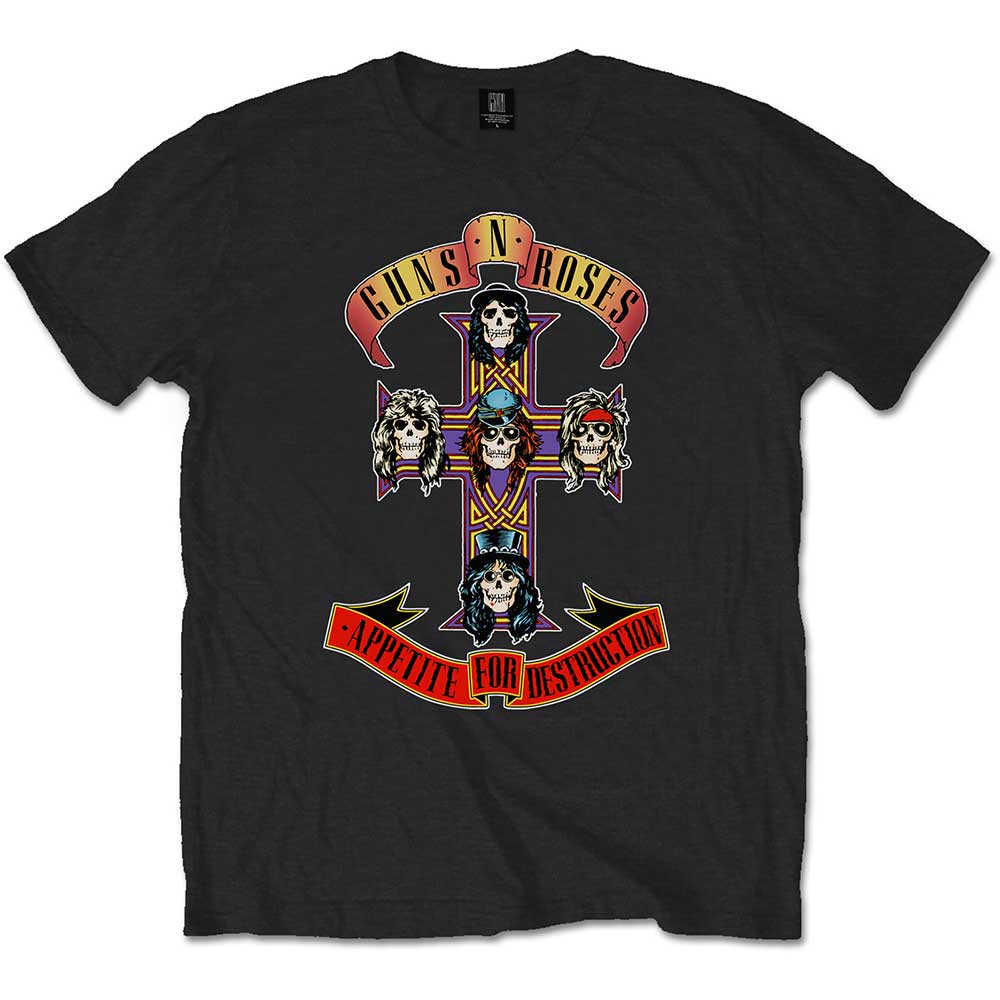 Guns N' Roses Unisex T-Shirt: Appetite for Destruction T-Shirt