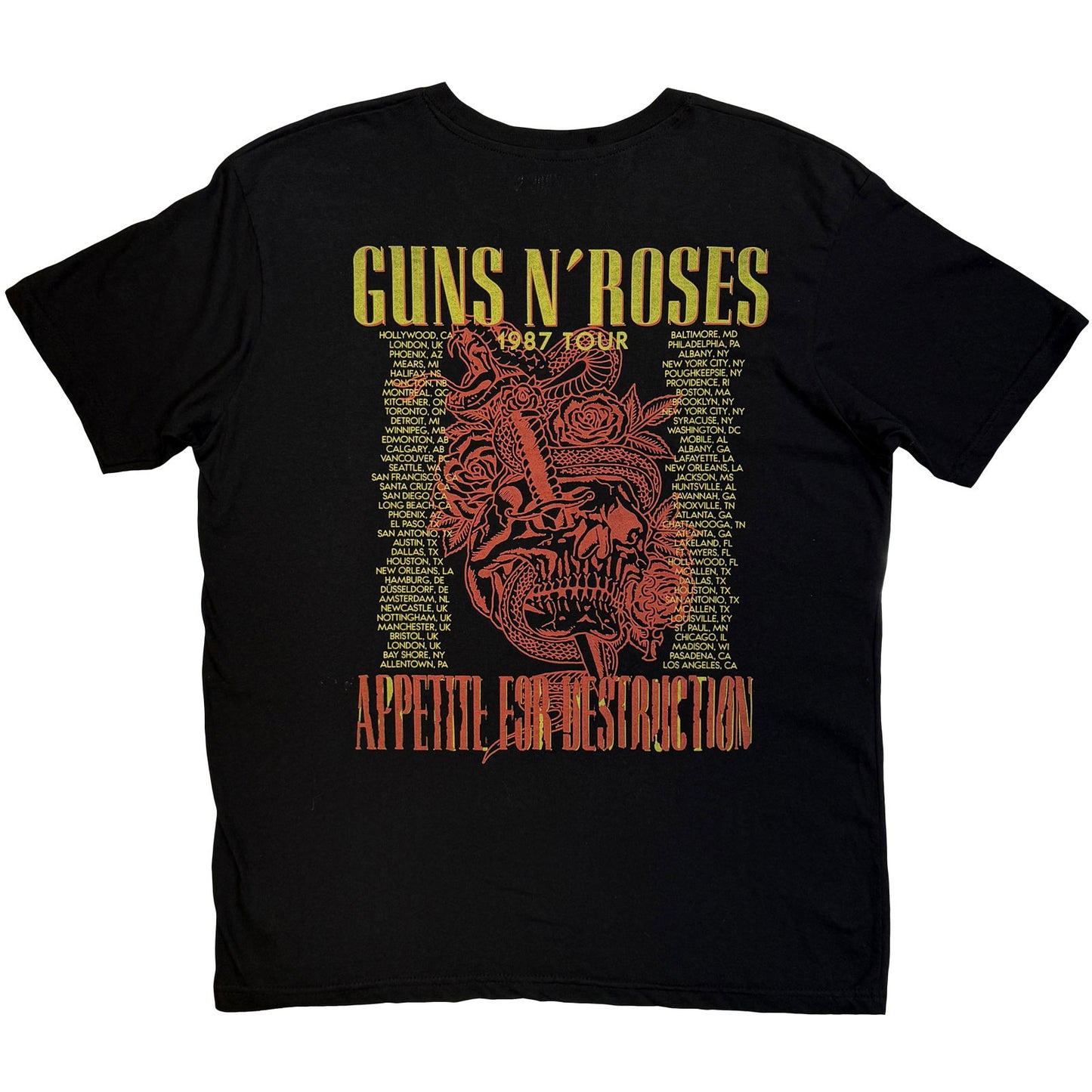 Een foto van een Guns N' Roses T-Shirt