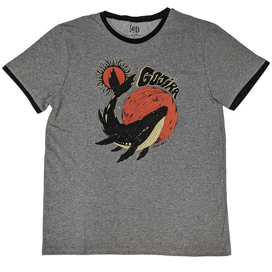 Een foto van een Gojira Ringer T-Shirt