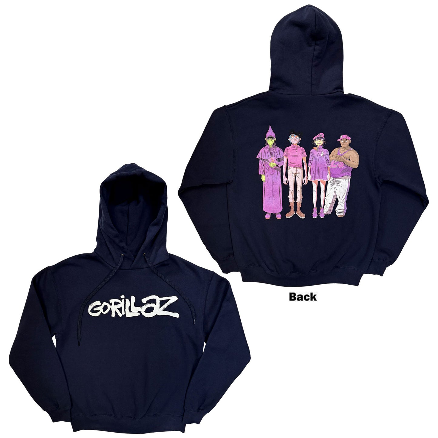 Een foto van een Gorillaz Hoodie