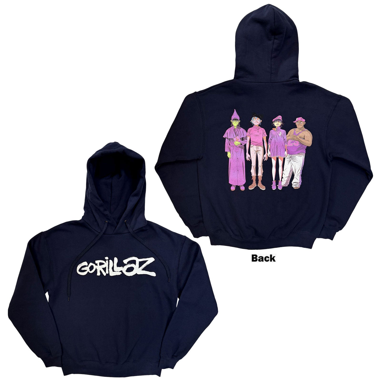 Een foto van een Gorillaz Hoodie