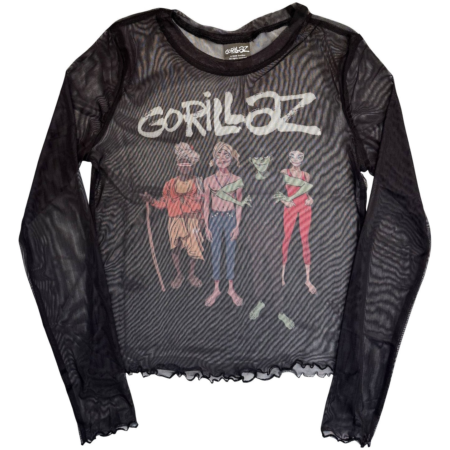 Een foto van een Gorillaz T-Shirt