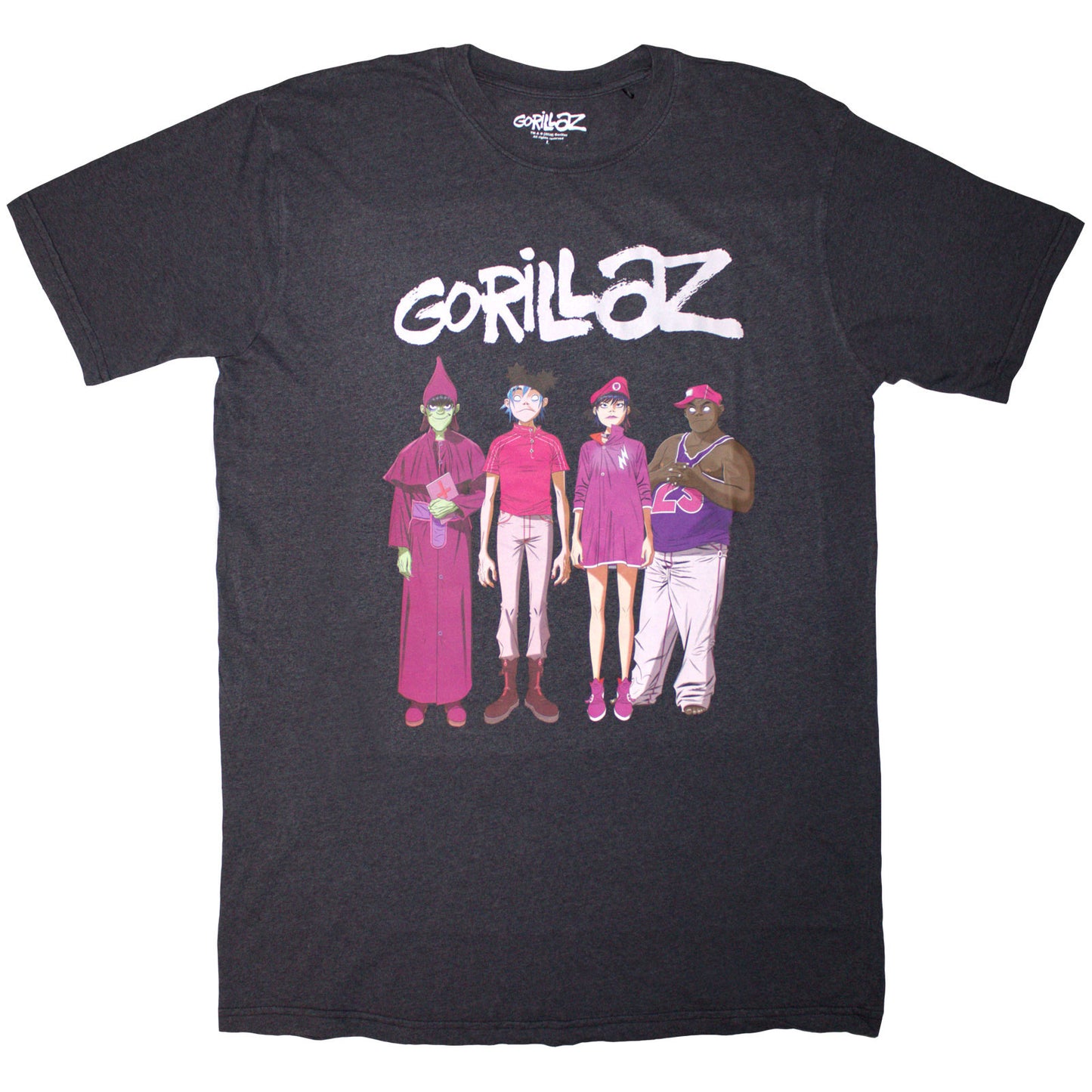 Een foto van een Gorillaz T-Shirt
