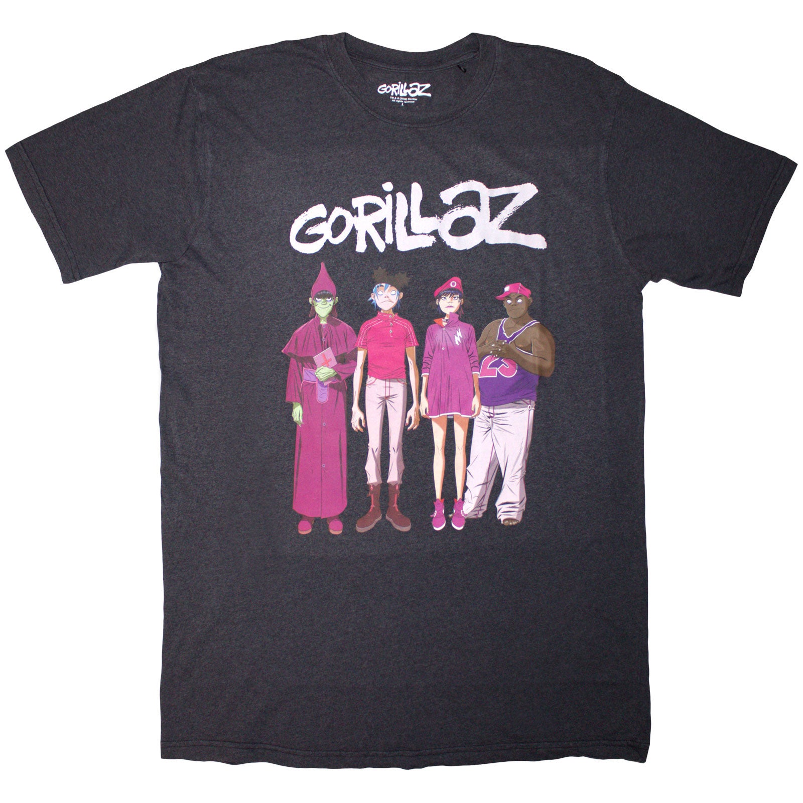 Een foto van een Gorillaz T-Shirt