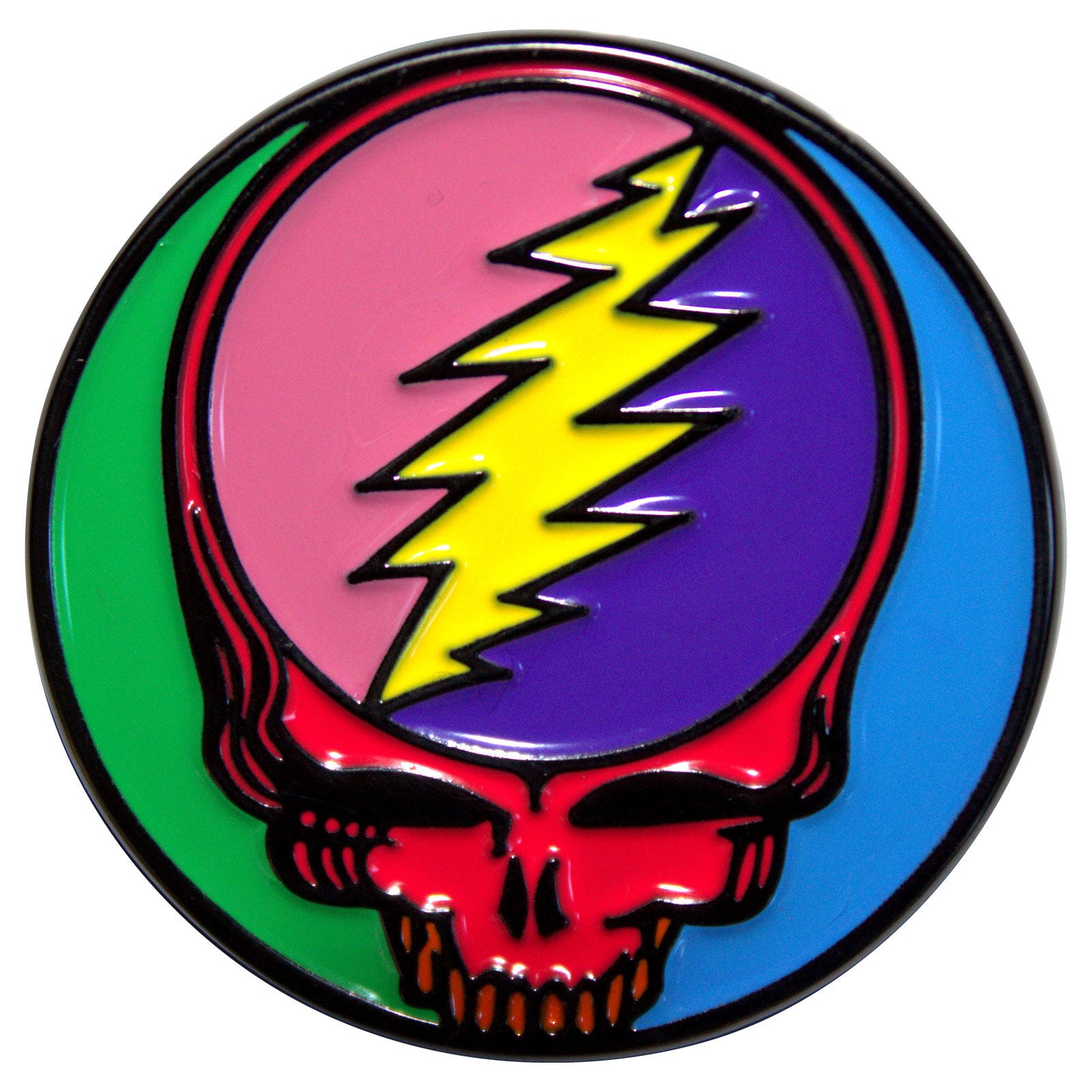 Een foto van een Grateful Dead Speld Badge