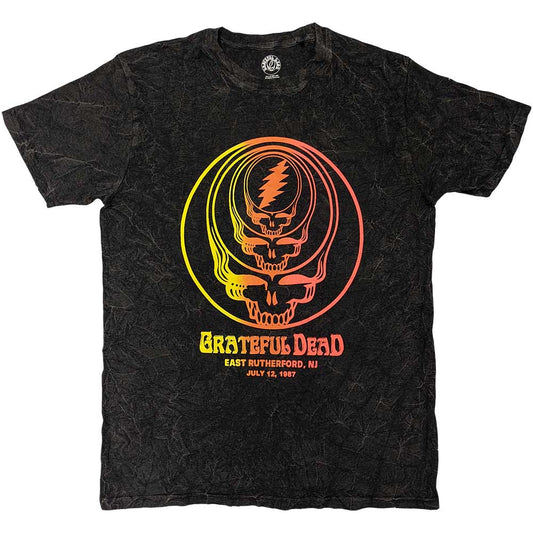 Grateful Dead Unisex T-Shirt: Concentric Skulls (Wash Collection) T-Shirt