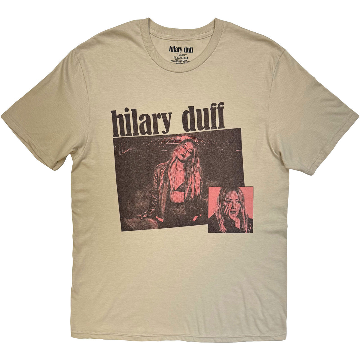 Een foto van een Hilary Duff T-Shirt