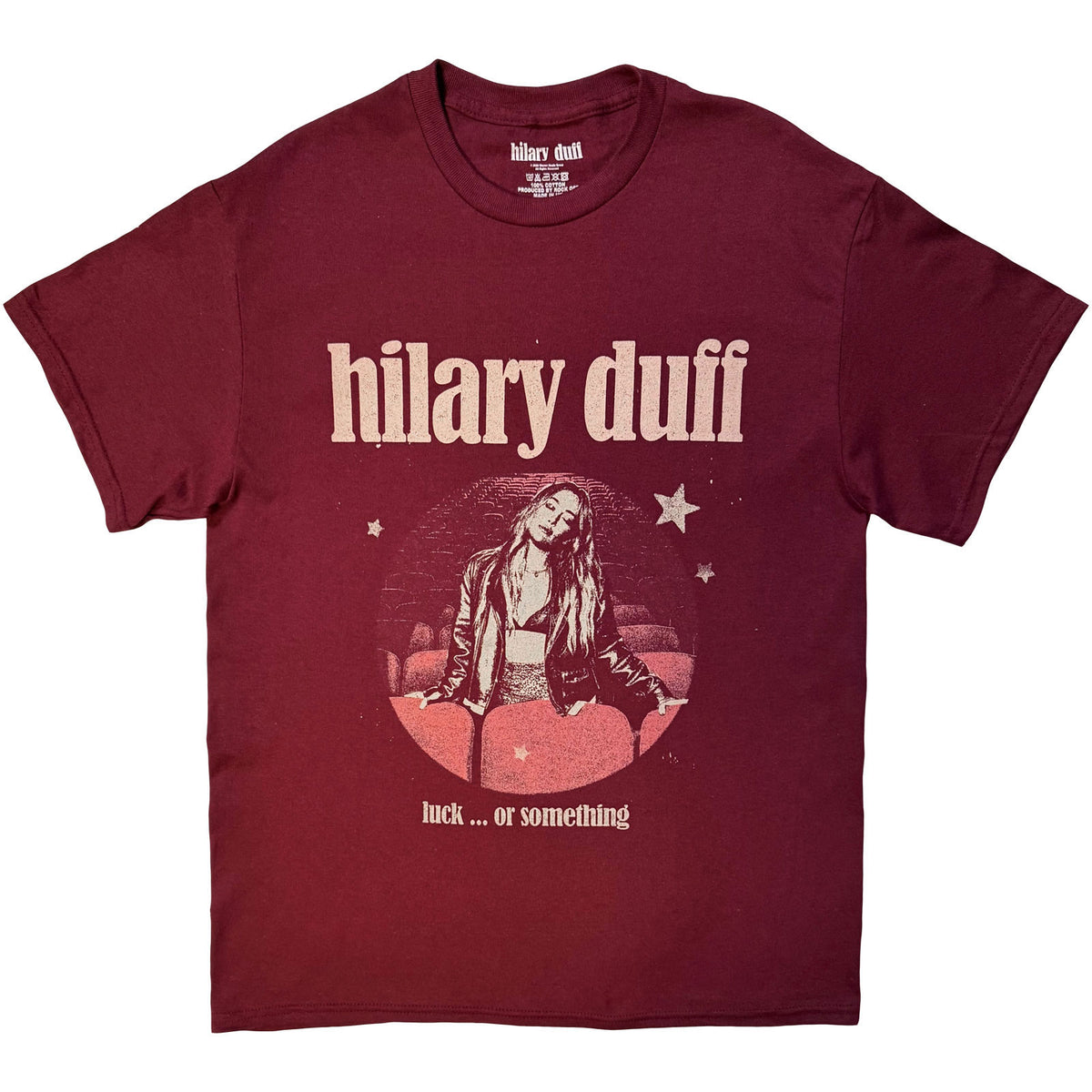 Een foto van een Hilary Duff T-Shirt