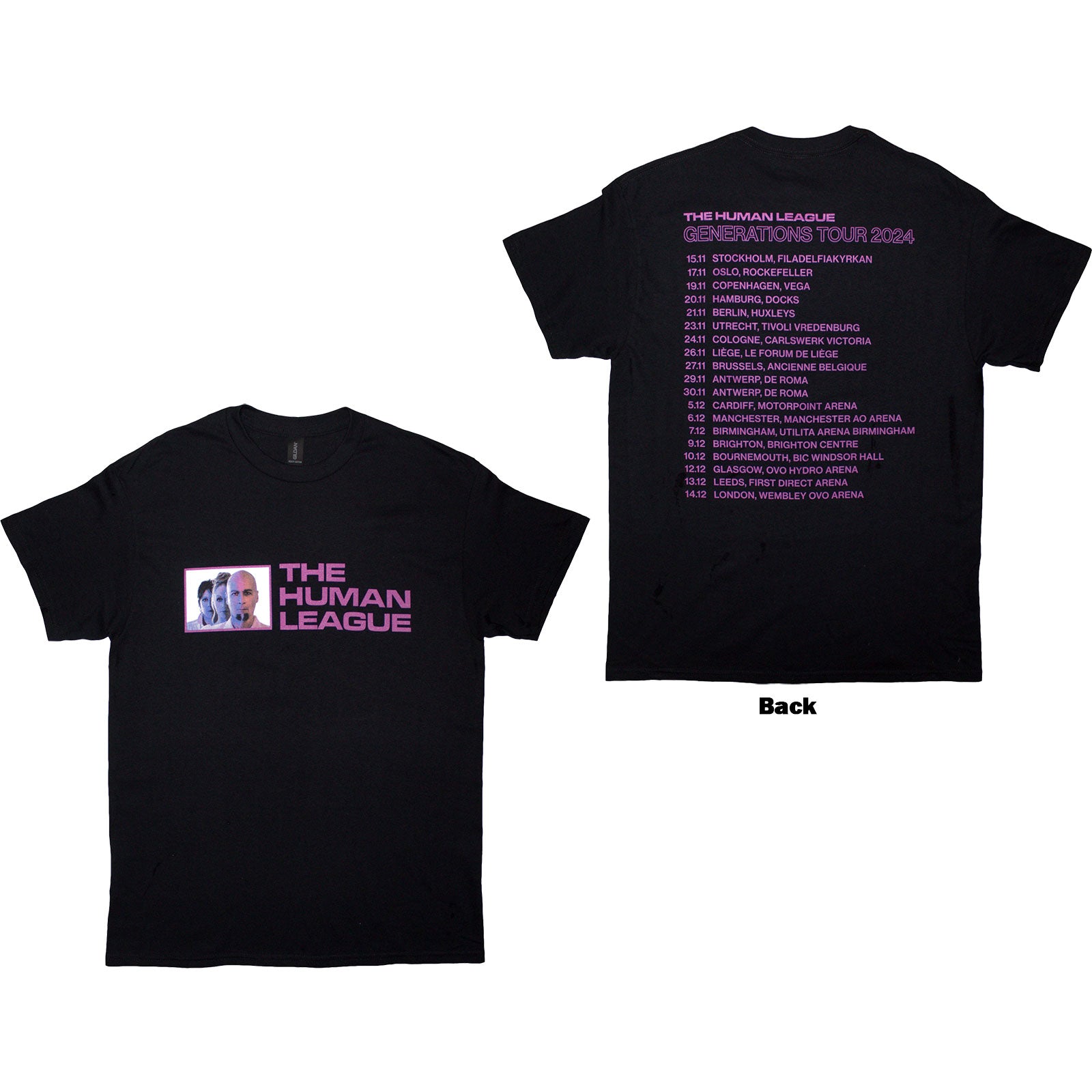 Een foto van een The Human League T-Shirt