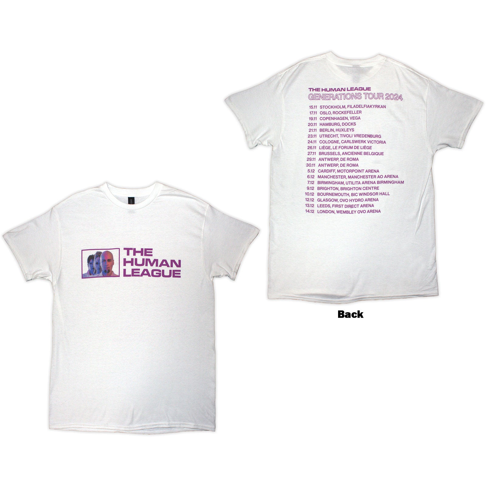 Een foto van een The Human League T-Shirt