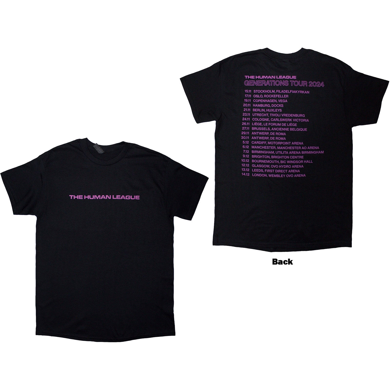 Een foto van een The Human League T-Shirt