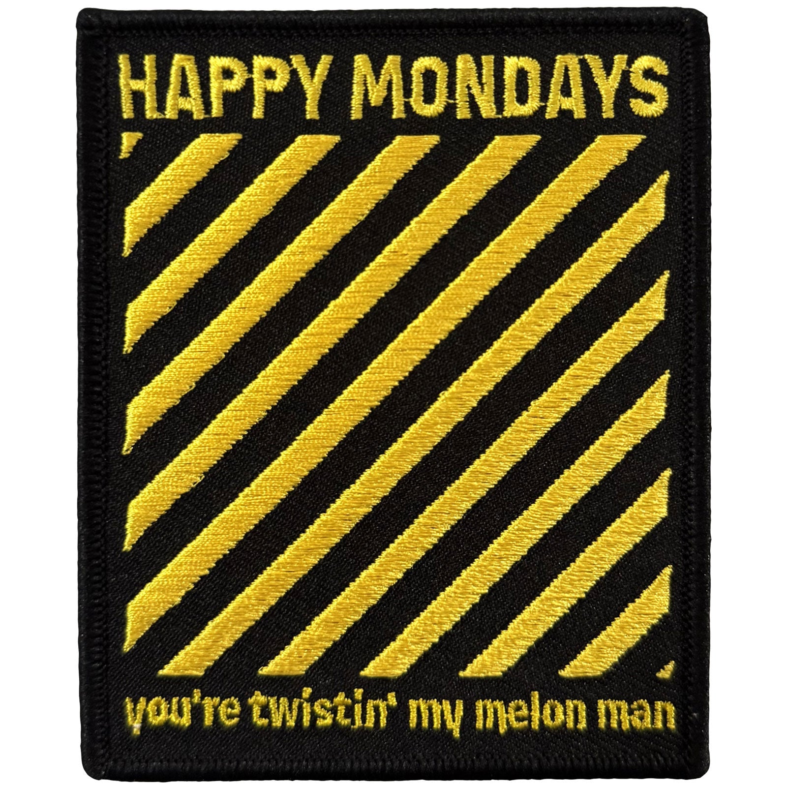 Een foto van een Happy Mondays Patch