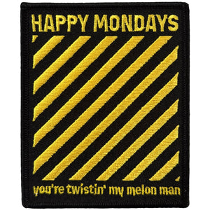 Een foto van een Happy Mondays Patch