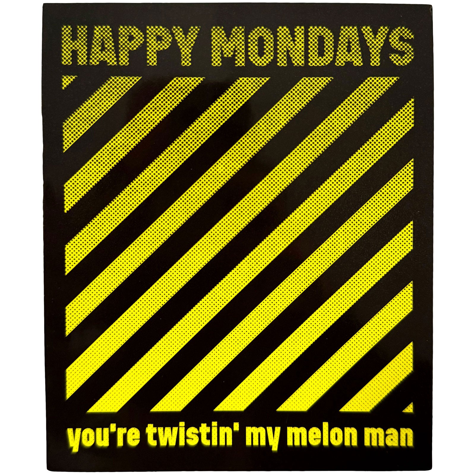 Een foto van een Happy Mondays Schrijfwaren