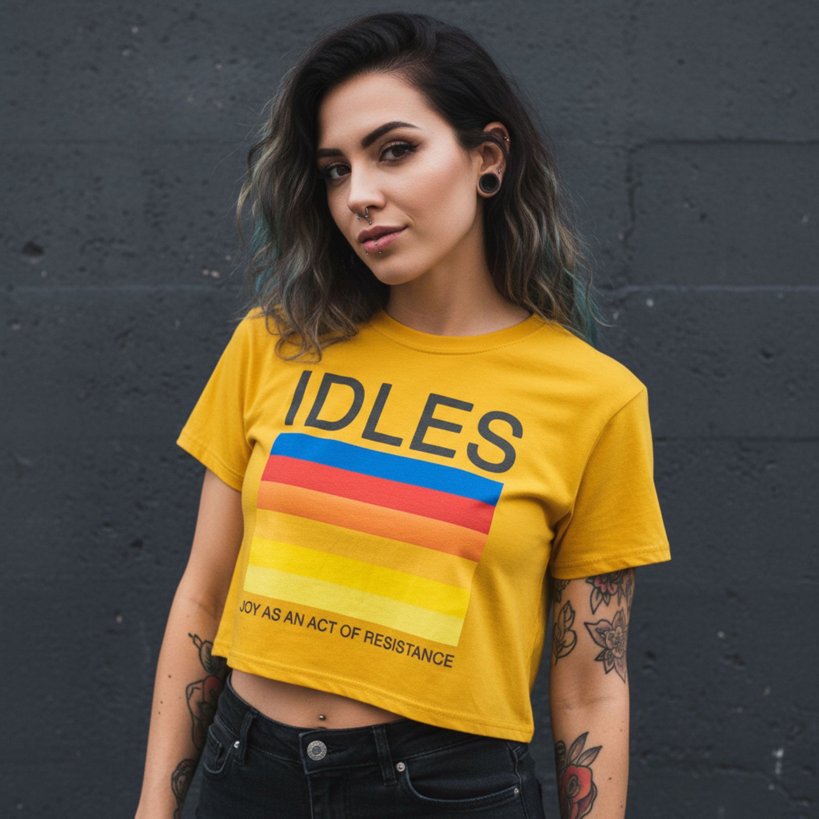 Een foto van een Idles T-Shirt