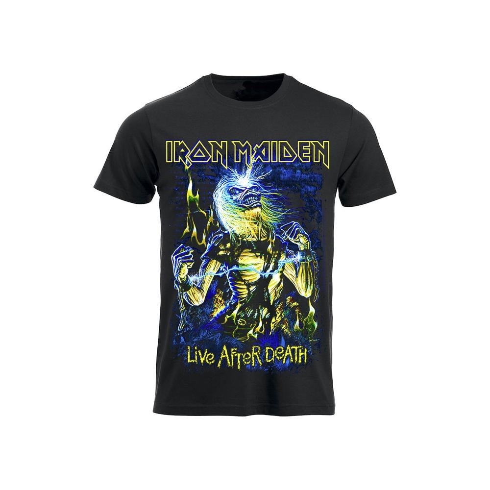 Een foto van een Iron Maiden T-Shirt
