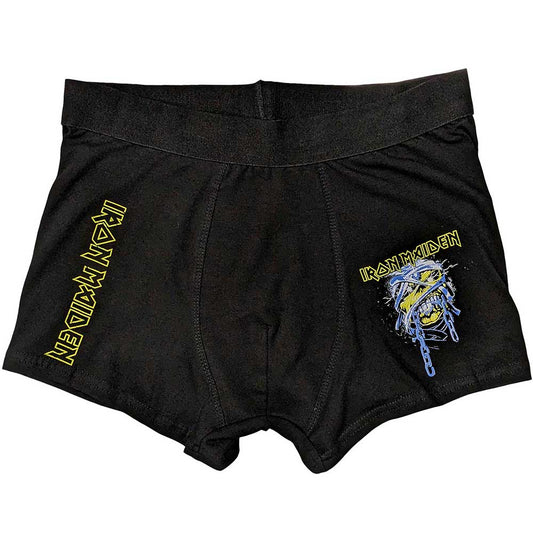 Een foto van een Iron Maiden Boxers