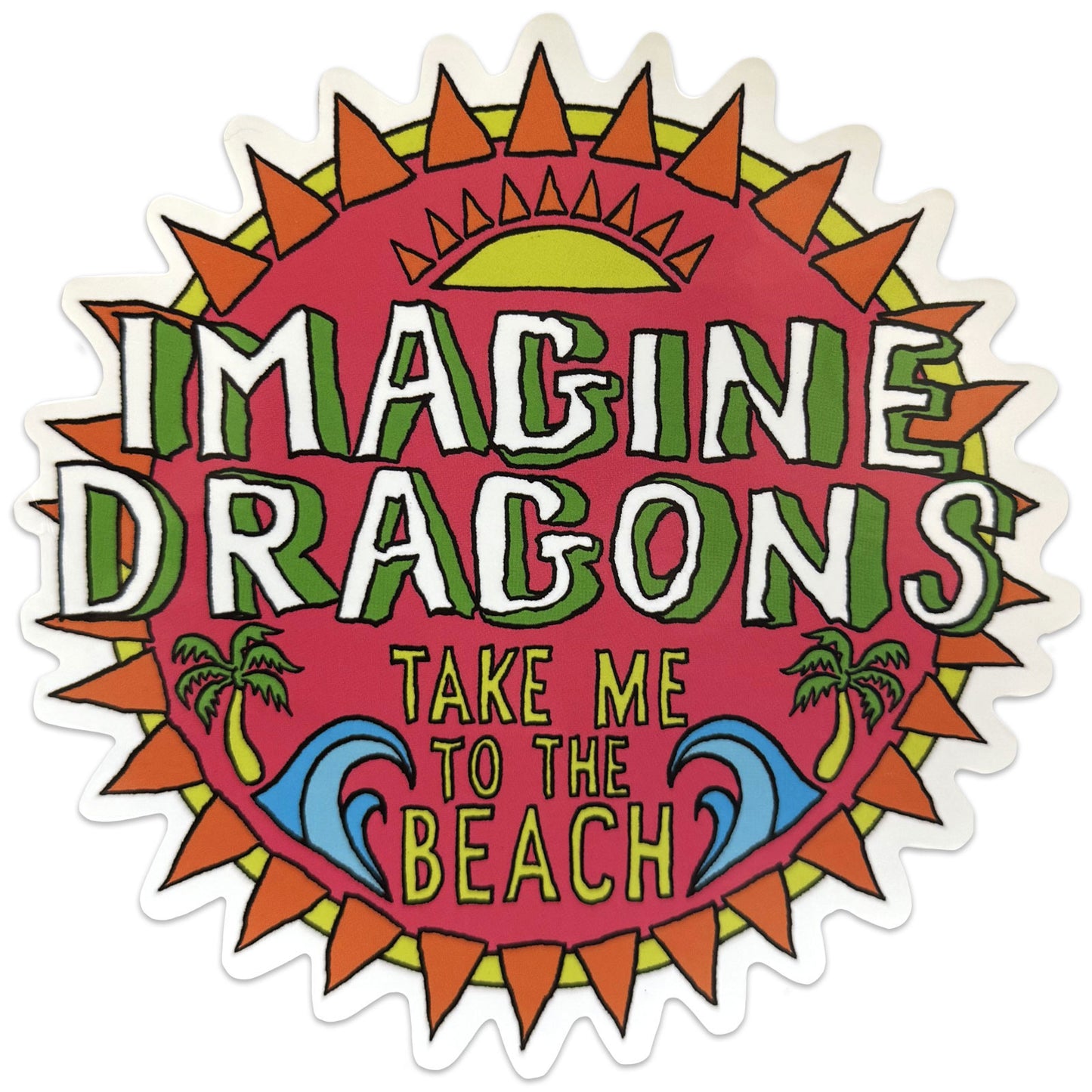 Een foto van een Imagine Dragons Schrijfwaren