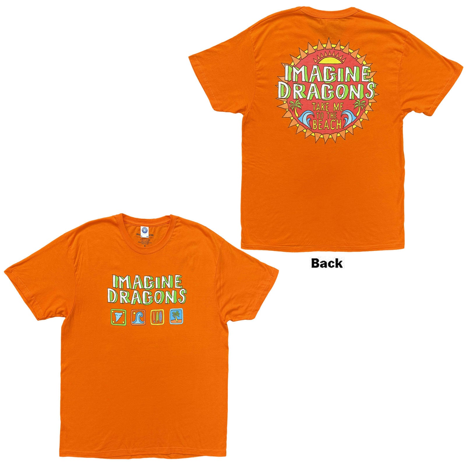 Een foto van een Imagine Dragons T-Shirt
