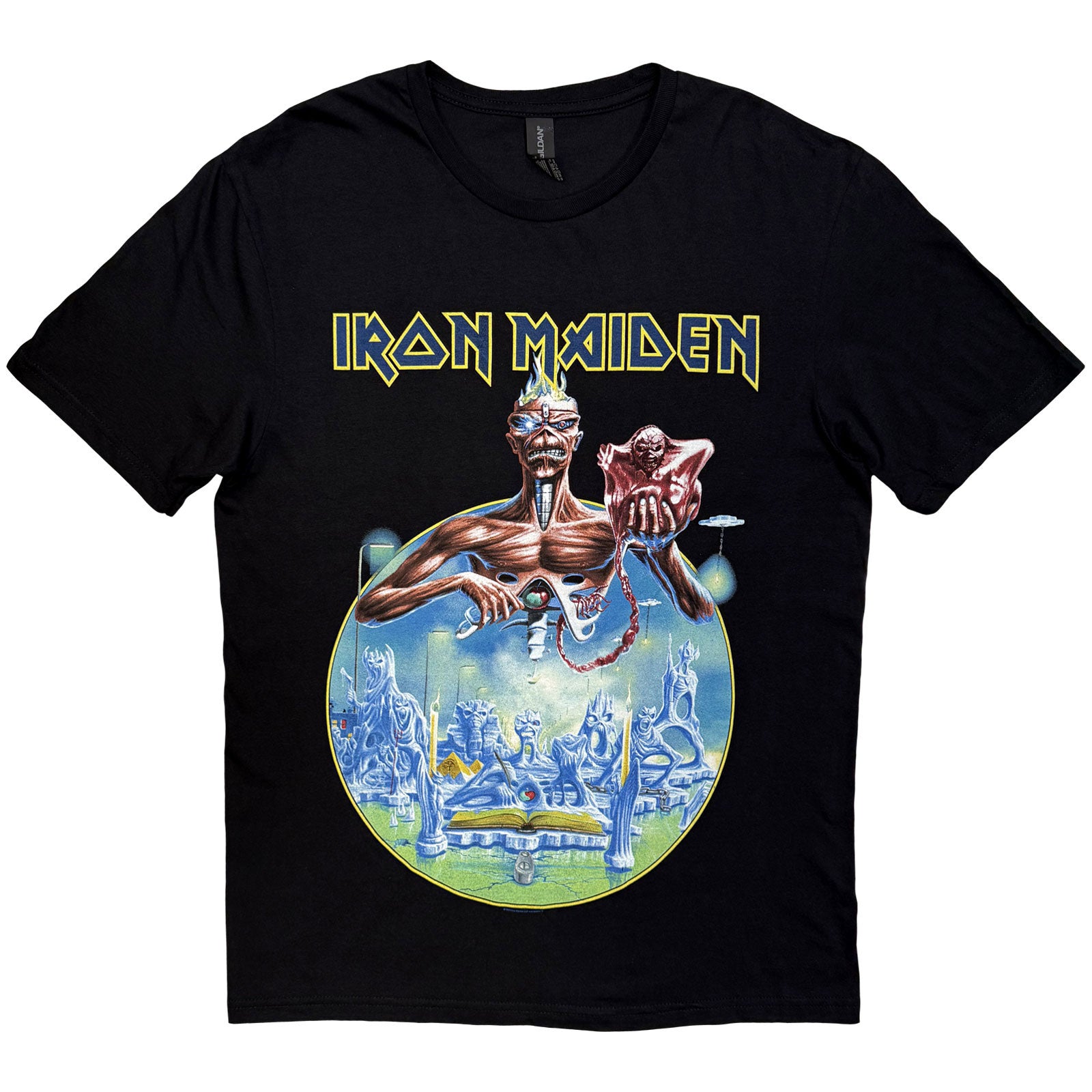 Een foto van een Iron Maiden T-Shirt