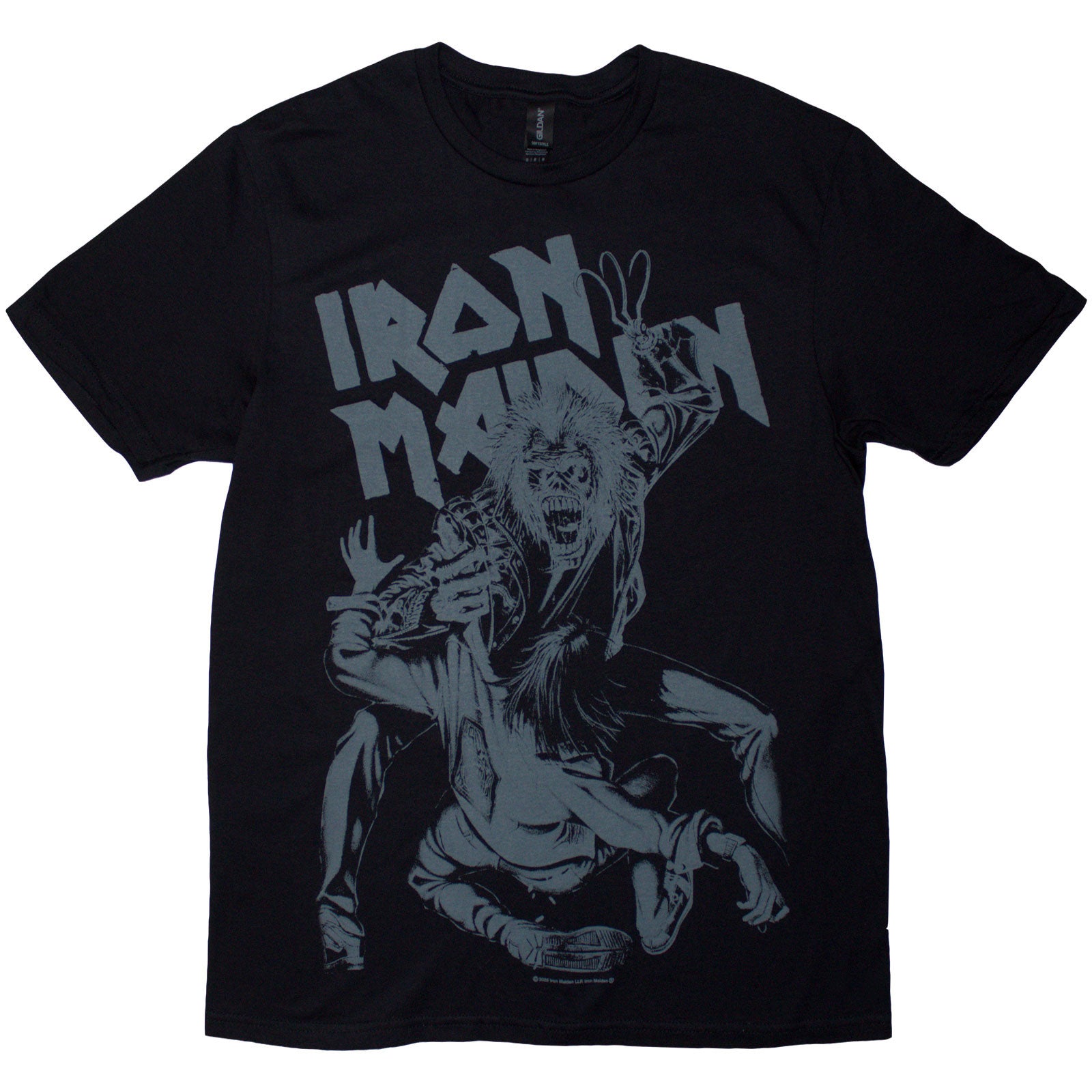 Een foto van een Iron Maiden T-Shirt