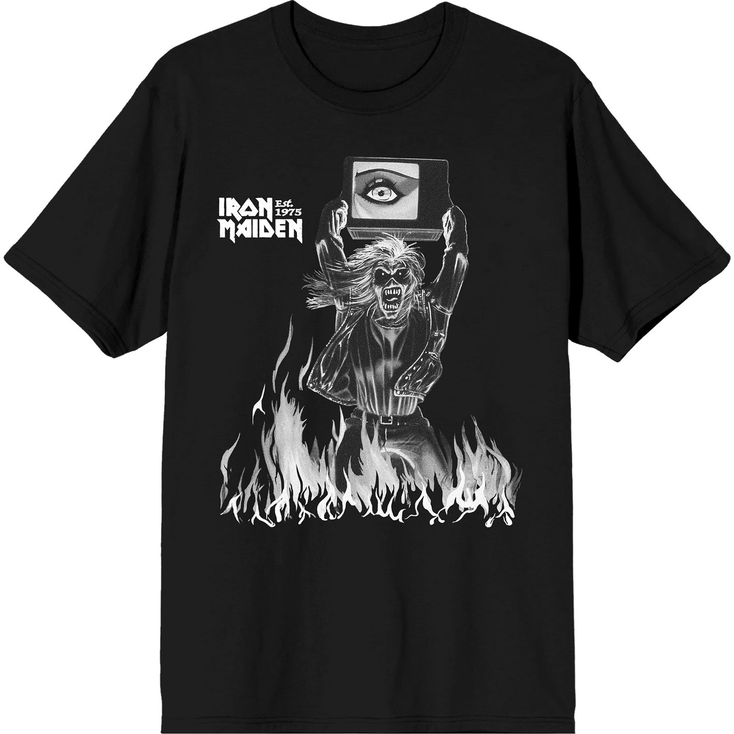 Een foto van een Iron Maiden T-Shirt