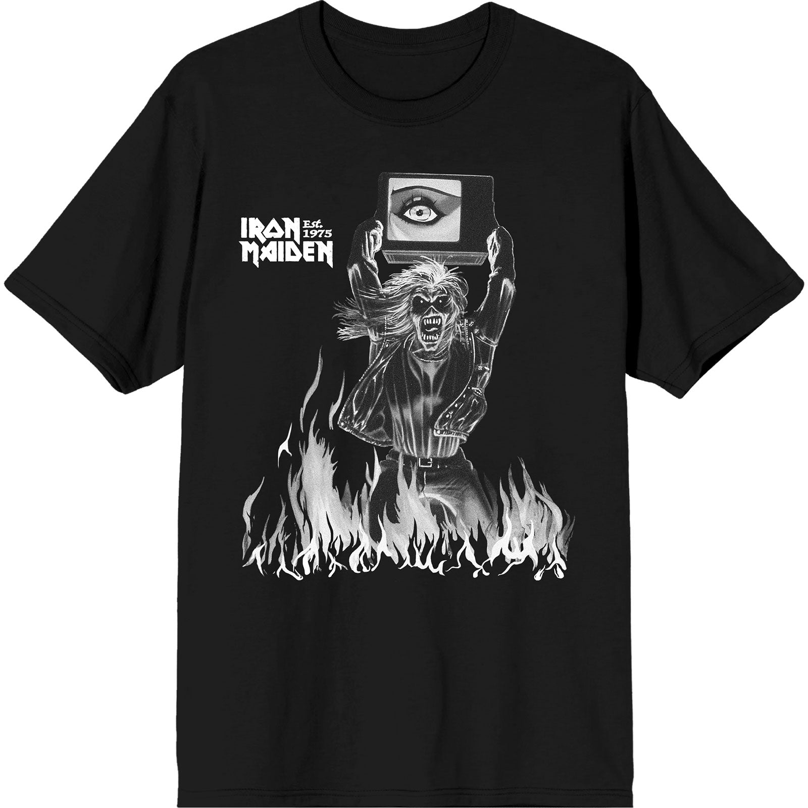 Een foto van een Iron Maiden T-Shirt