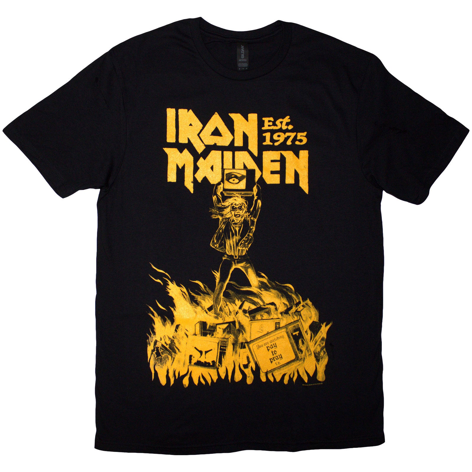 Een foto van een Iron Maiden T-Shirt