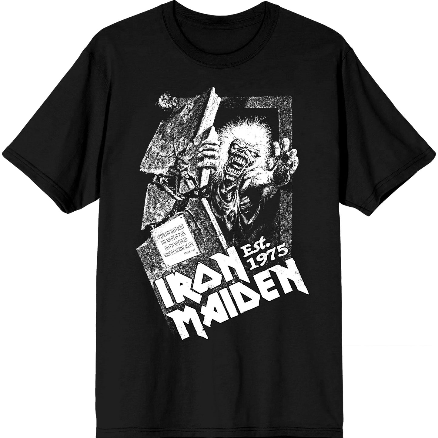 Een foto van een Iron Maiden T-Shirt