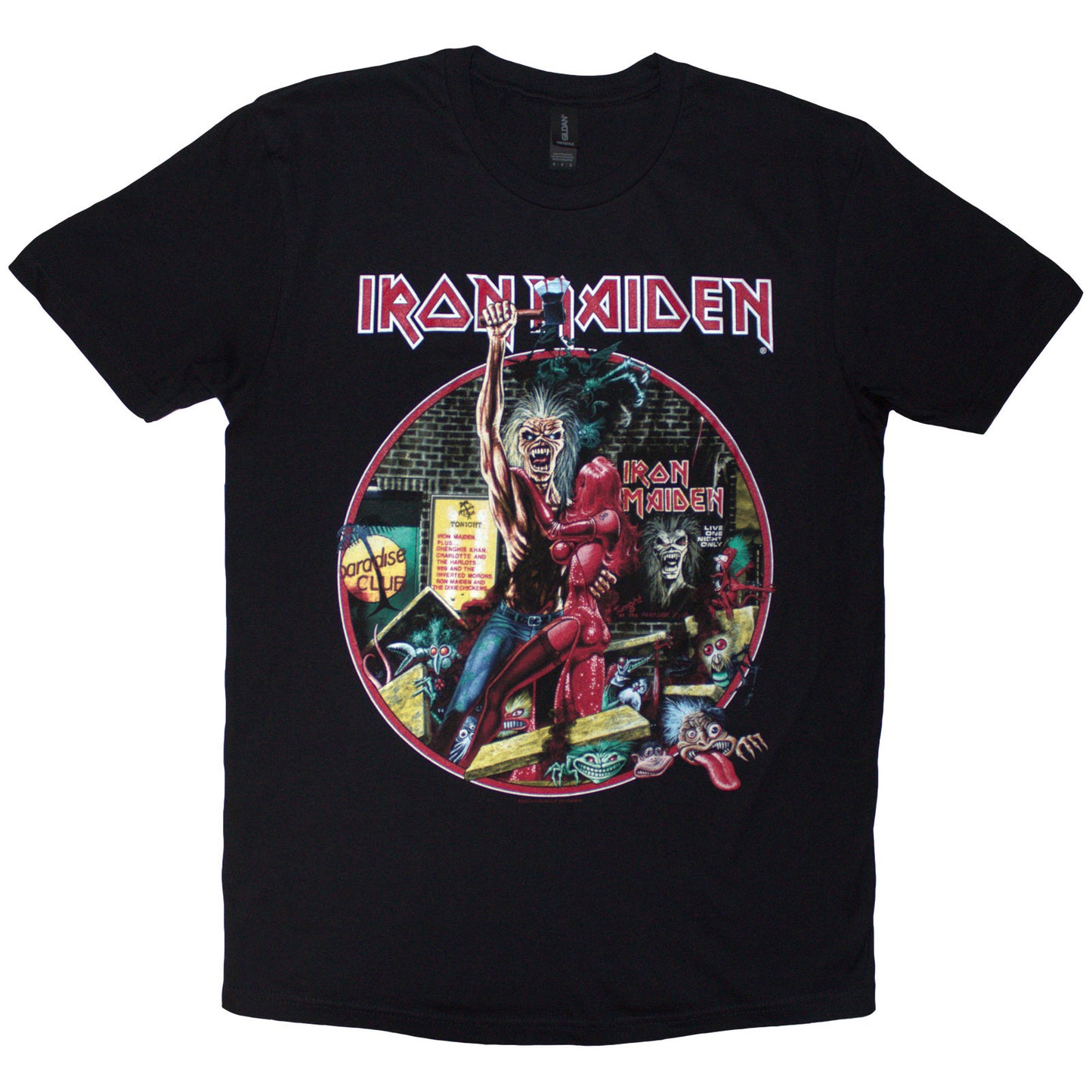 Een foto van een Iron Maiden T-Shirt