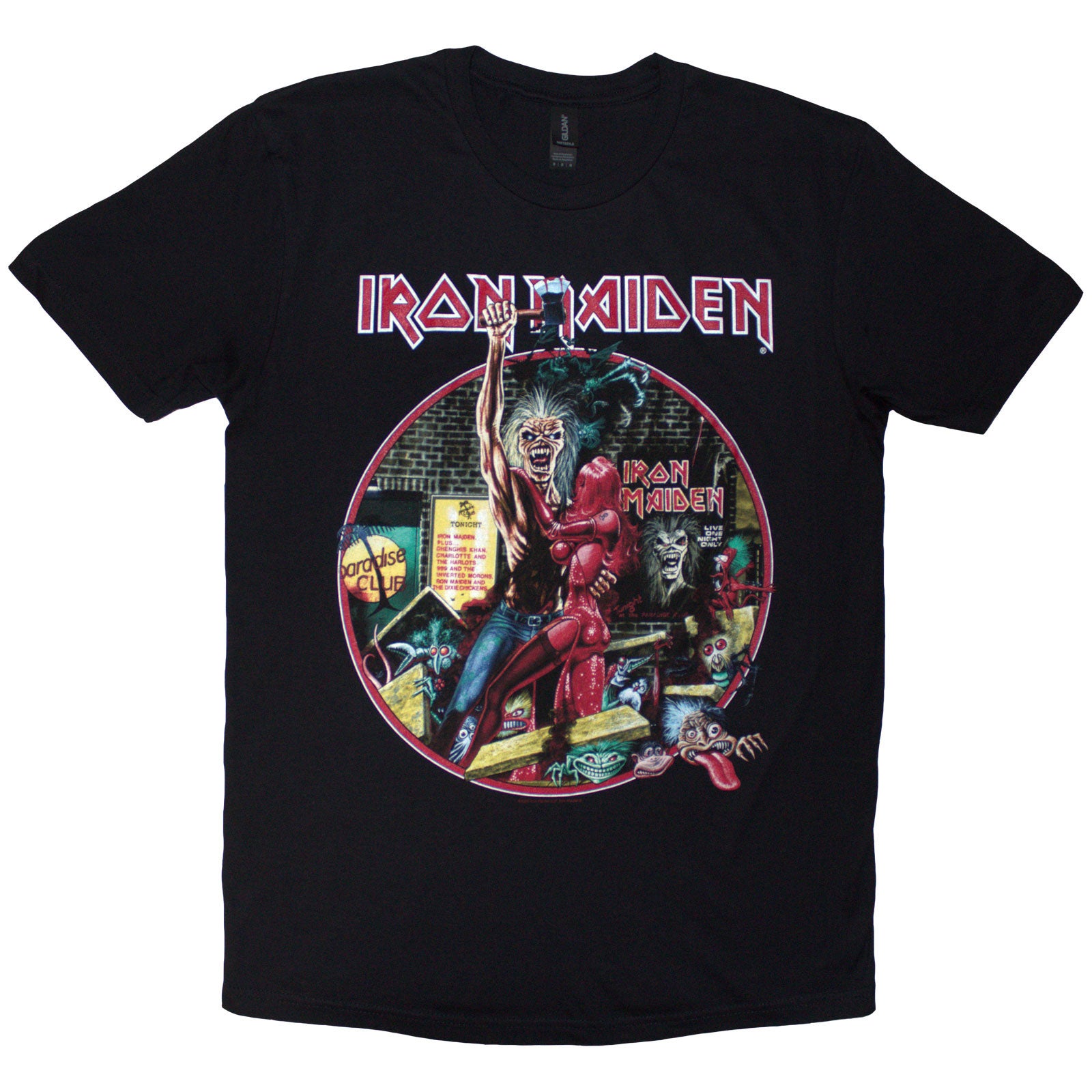 Een foto van een Iron Maiden T-Shirt