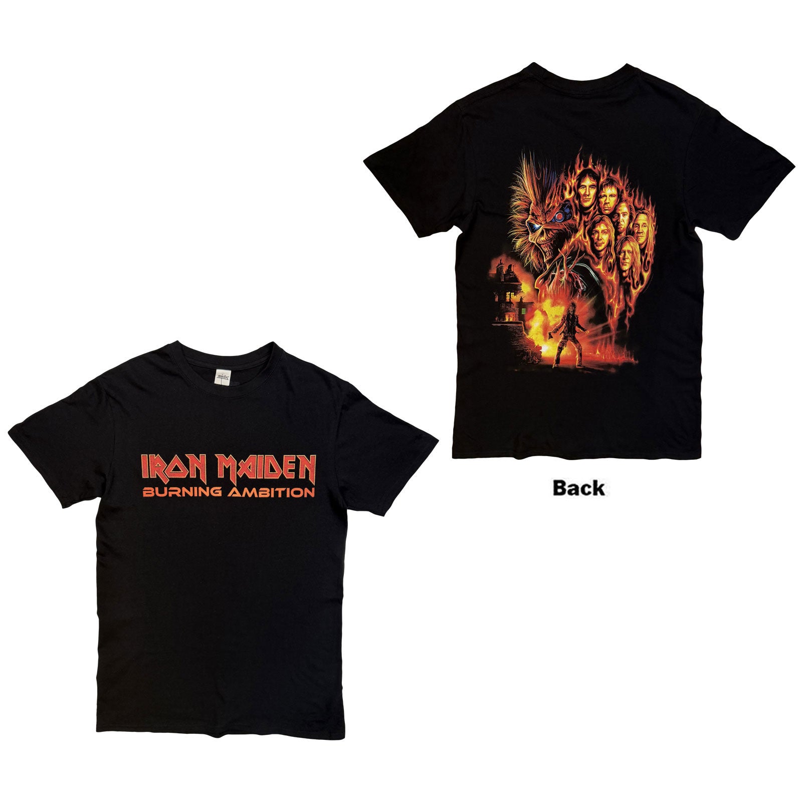 Een foto van een Iron Maiden T-Shirt