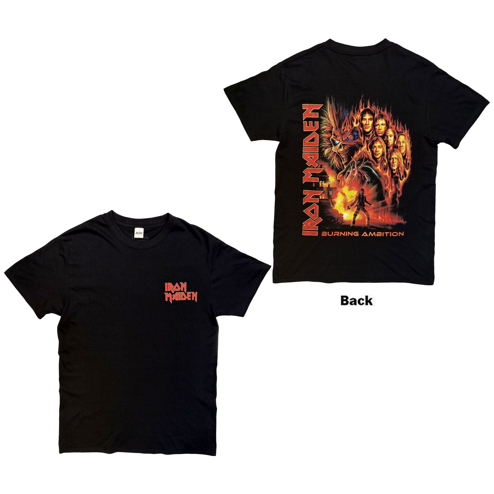 Een foto van een Iron Maiden T-Shirt