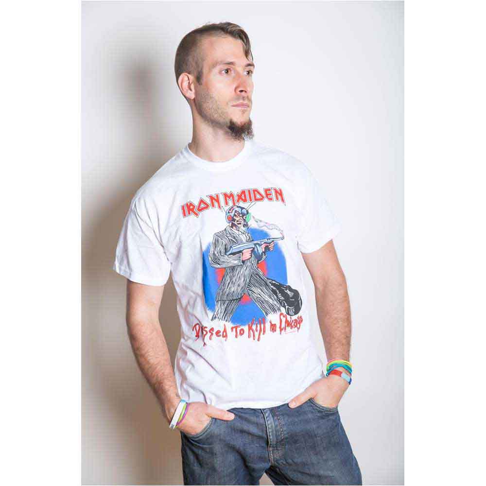 Een foto van een Iron Maiden T-Shirt