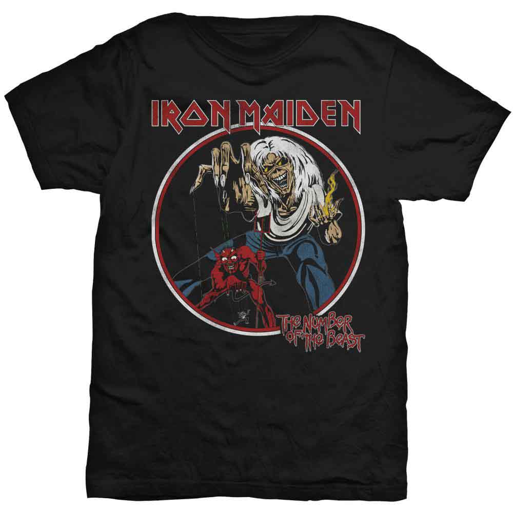 Een foto van een Iron Maiden T-Shirt